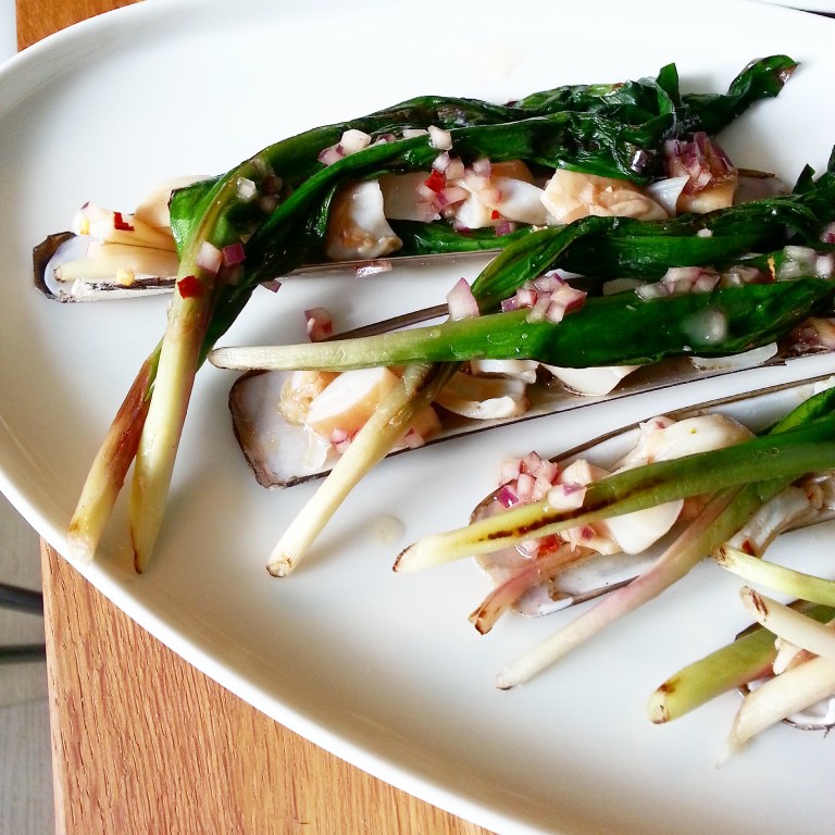 razor clam ceviche